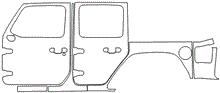 Left Side Kit | JEEP WRANGLER SPORT ALTITUDE 4 DR 2020