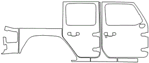 Right Side Kit  - 4 DOOR - Weather Strip Inconsistent  | JEEP WRANGLER MOAB 4 DR 2019