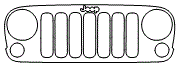 Grille Kit | JEEP WRANGLER JK 2 DOOR 2012