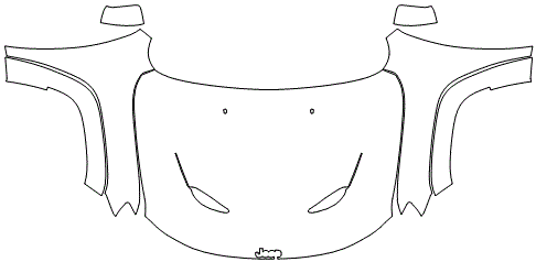 Full Hood & Fender + Mirror Kit | JEEP Grand Cherokee TRACKHAWK 2020