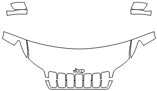Standard Hood Fender & Mirrors | JEEP CHEROKEE LATITUDE LIMITED SPORT NORTH ALTITUDE 2020