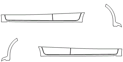 Rocker Panel Kit | KIA RIO 5 DOOR 2016