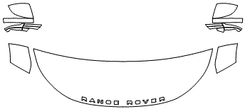 Standard Hood Fender & Mirror Kit | LAND ROVER VELAR R-DYNAMIC 2021