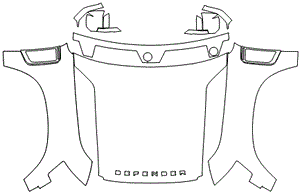 Full Hood & Fender + Mirror Kit | LAND ROVER DEFENDER 90 X 2022