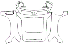 Full Hood & Fender + Mirror Kit | LAND ROVER DEFENDER 90 X-DYNAMIC 2022