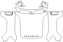 Full Hood & Fender + Mirror Kit | LAND ROVER DEFENDER 110 V8 2022