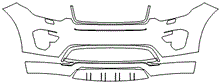 Bumper Kit | LAND ROVER DISCOVERY SPORT SE - HSE - HSE LUXURY 2017