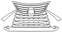 Grille Kit | LEXUS RX 350 BASE 2019