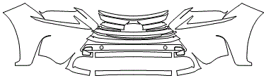 Bumper Kit | LEXUS NX 200t BASE 2016