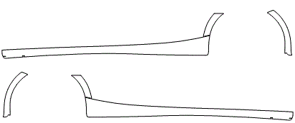 Rocker Panel Kit | LEXUS IS BASE 2020