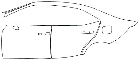 Left Side Kit | LEXUS IS BASE 2020