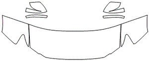 Partial Hood Fender & Mirror Kit | LEXUS GX 2018