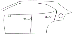 Left Side Kit | Lexus UX 250h LUXURY 2022