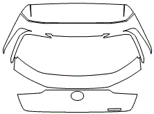 Trunk Lid | Lexus UX 200 LUXURY 2020