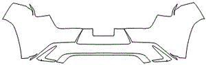 Rear Bumper Kit | Lexus UX 200 F SPORT 2021