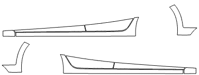 Rocker Panel Kit | MAZDA 3 SEDAN 2016