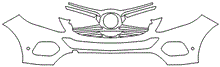 Grille and Bumper Kit | MERCEDES BENZ GLE SUV 400 BASE 2019