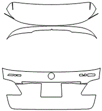 Trunk Lid Kit | MERCEDES BENZ GLE SUV AMG GLE63 S 2016