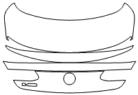 Trunk Lid Kit | MERCEDES-BENZ E-CLASS COUPE 450 BASE 2021