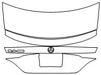 Trunk Lid Kit | MERCEDES BENZ CLS COUPE 400 550 2017