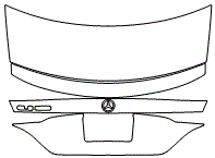 Trunk Lid Kit | MERCEDES BENZ CLS COUPE 400 550 2017