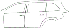 Left Side Kit | MERCEDES BENZ GLS SUV 580 2020