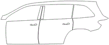Left Side Kit | MERCEDES BENZ GLS SUV 450 BASE 2020