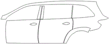 Left Side Kit | MERCEDES BENZ GLS SUV 450 AMG LINE 2020