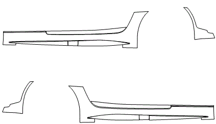 Rocker Panel Kit | MERCEDES BENZ AMG GT COUPE GT C 2020