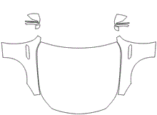 Full Hood & Fender + Mirror Kit | MERCEDES BENZ AMG GT 4 DOOR COUPE AMG GT 63 S 2020