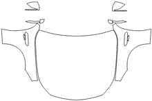 Full Hood & Fender + Mirror Kit | MERCEDES BENZ AMG GT 4 DOOR COUPE AMG GT 53 2020