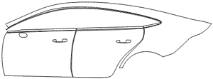 Left Side Kit | MERCEDES BENZ AMG GT 4 DOOR COUPE AMG GT 63 2020