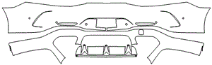 Rear Bumper Kit | MERCEDES BENZ AMG GT 4 DOOR COUPE AMG GT 63 S 2021