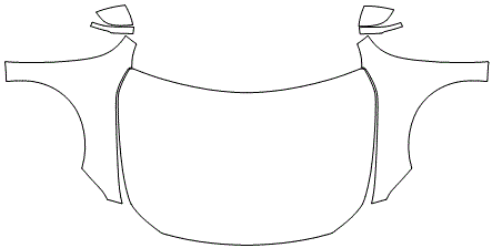 Full Hood & Fender + Mirror Kit | MERCEDES BENZ CLA 250 BASE 2020