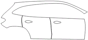 Right Side Kit | MERCEDES BENZ GLA SUV 250 AMG LINE 2021