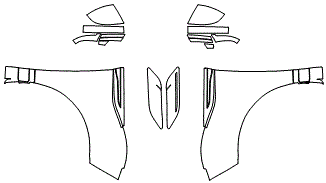 Full Fender and Mirror Kit | RANGE ROVER RANGE ROVER EVOQUE R-DYNAMIC SE 2020