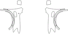 Full Fender and Mirror Kit | NISSAN TITAN XD PLATINUM RESERVE 2022