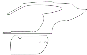 Left Side Kit  | PORSCHE 911 CARRERA T 2018