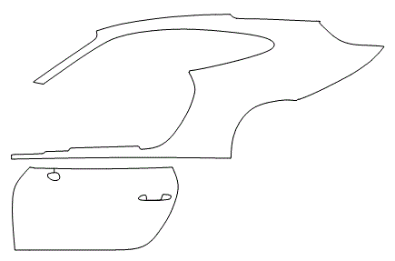 Left Side Kit | PORSCHE 911 CARRERA GTS 2018