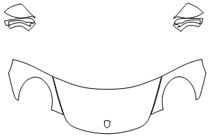 Standard Hood Fender & Mirrors | PORSCHE 911 TURBO S EXCLUSIVE 2019