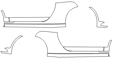 Rocker Panel Kit | Porsche 911 Carrera Cabriolet 2019