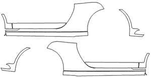 Rocker Panel Kit | Porsche 911 Carrera 2019