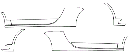 Rocker Panel Kit |PORSCHE 911 CARRERA 4 CABRIOLET 2019