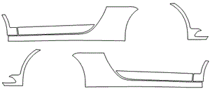 Rocker Panel Kit | PORSCHE 911 TARGA 4 2017