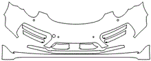 Bumper Kit | PORSCHE 911 TURBO S CABRIOLET 2019