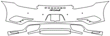 Rear Bumper Kit | PORSCHE 911 TURBO S CABRIOLET 2019