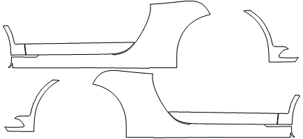 Rocker Panel Kit | PORSCHE 911 CARRERA S CABRIOLET 2019