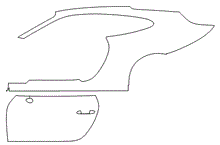 Left Side Kit - Stops At Textured Paint | Porsche 911 Carrera Coupe 2017