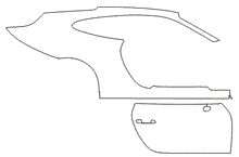 Right Side Kit - Stops At Textured Paint | Porsche 911 Carrera Coupe 2017