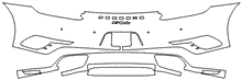 Rear Bumper Kit | PORSCHE 911 TURBO CABRIOLET 2018
